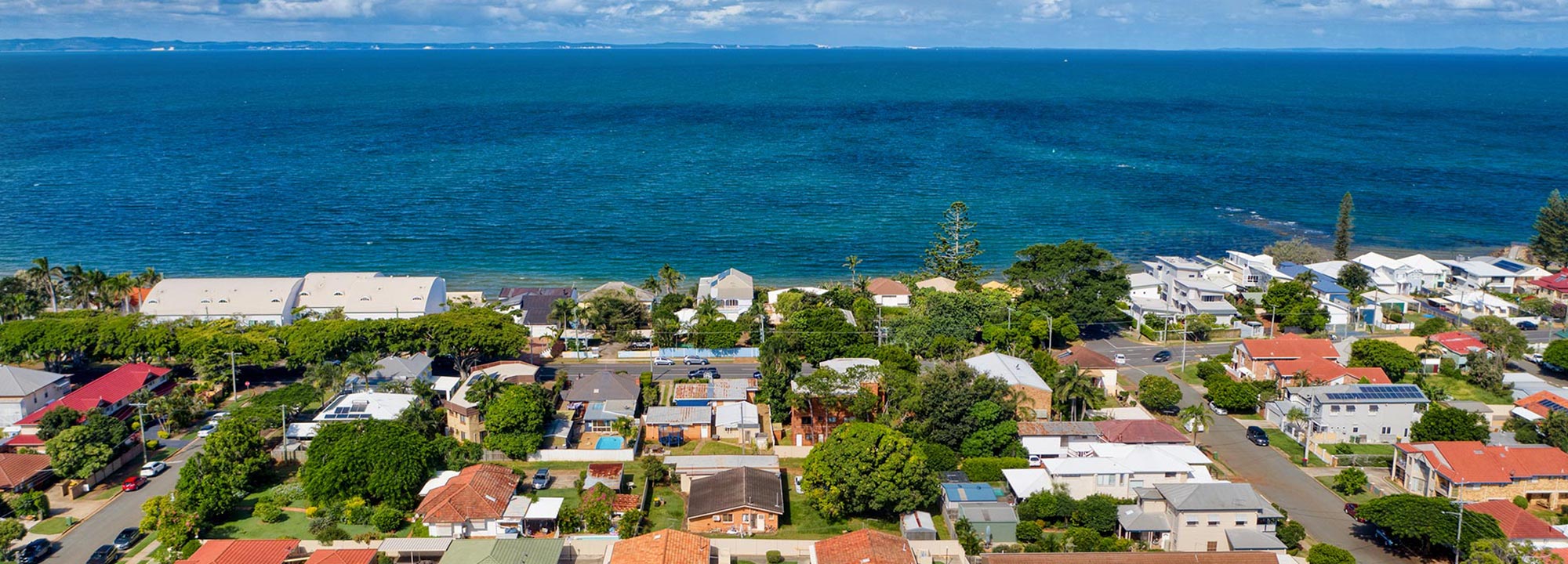 Redcliffe coastline near Blue Care New Haven retirement village