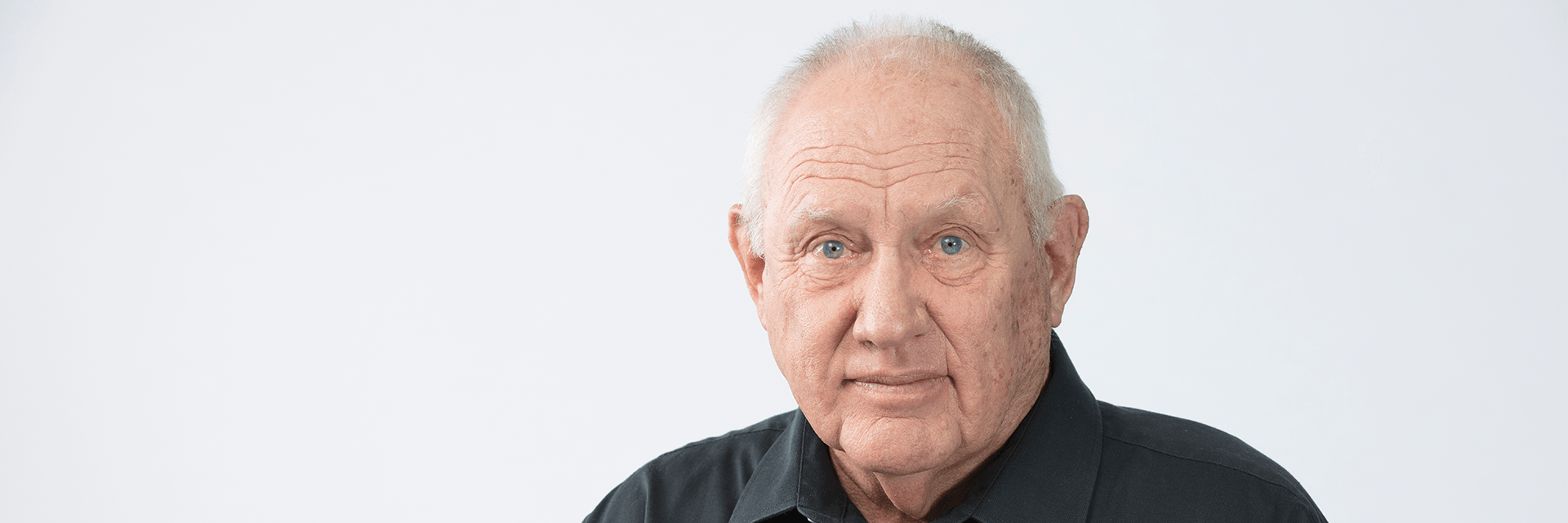 Home care services are a comfort for Gordon Gordon is an older man with white hair and twinkling blue eyes.