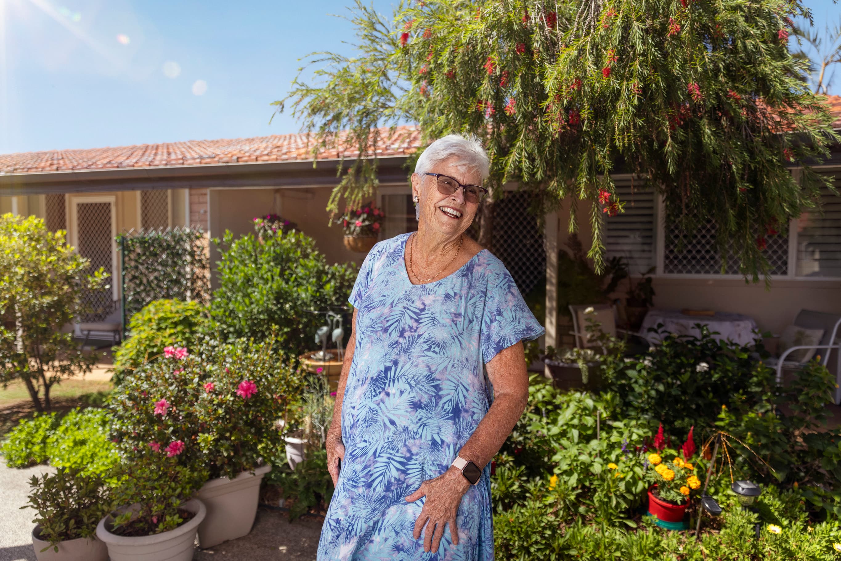 Resident near garden Redcliffe New Haven