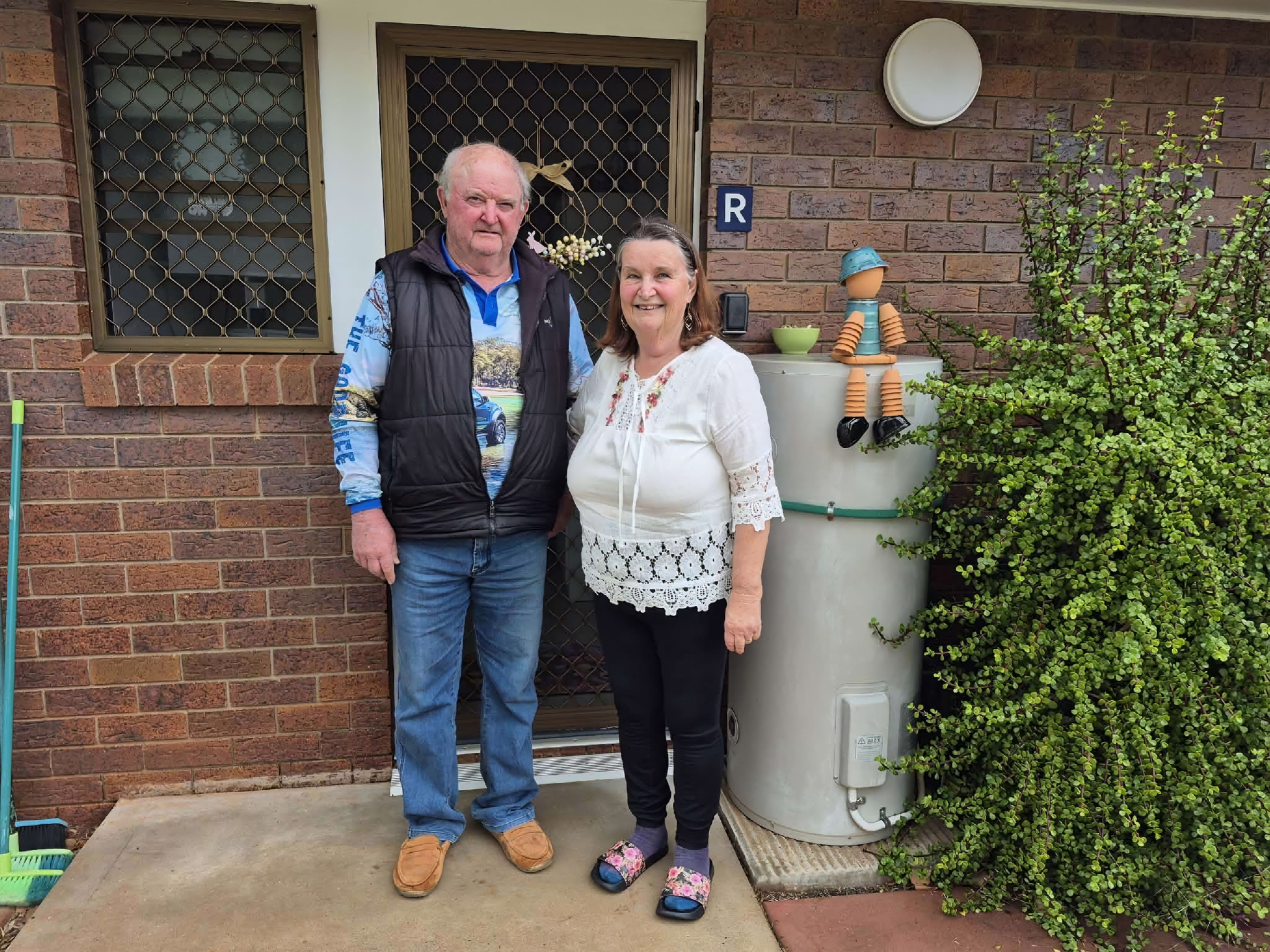 Pam and Elwyn