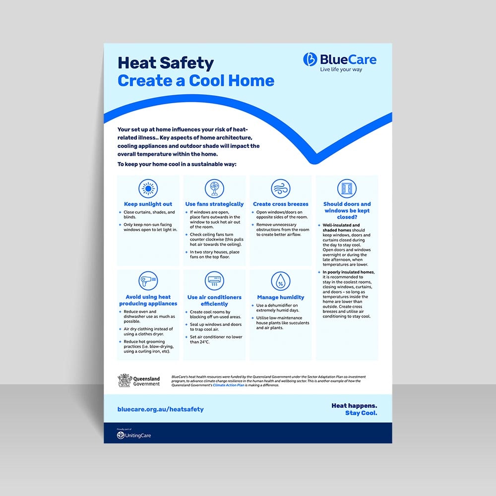 A picture of a fact sheet on a grey background